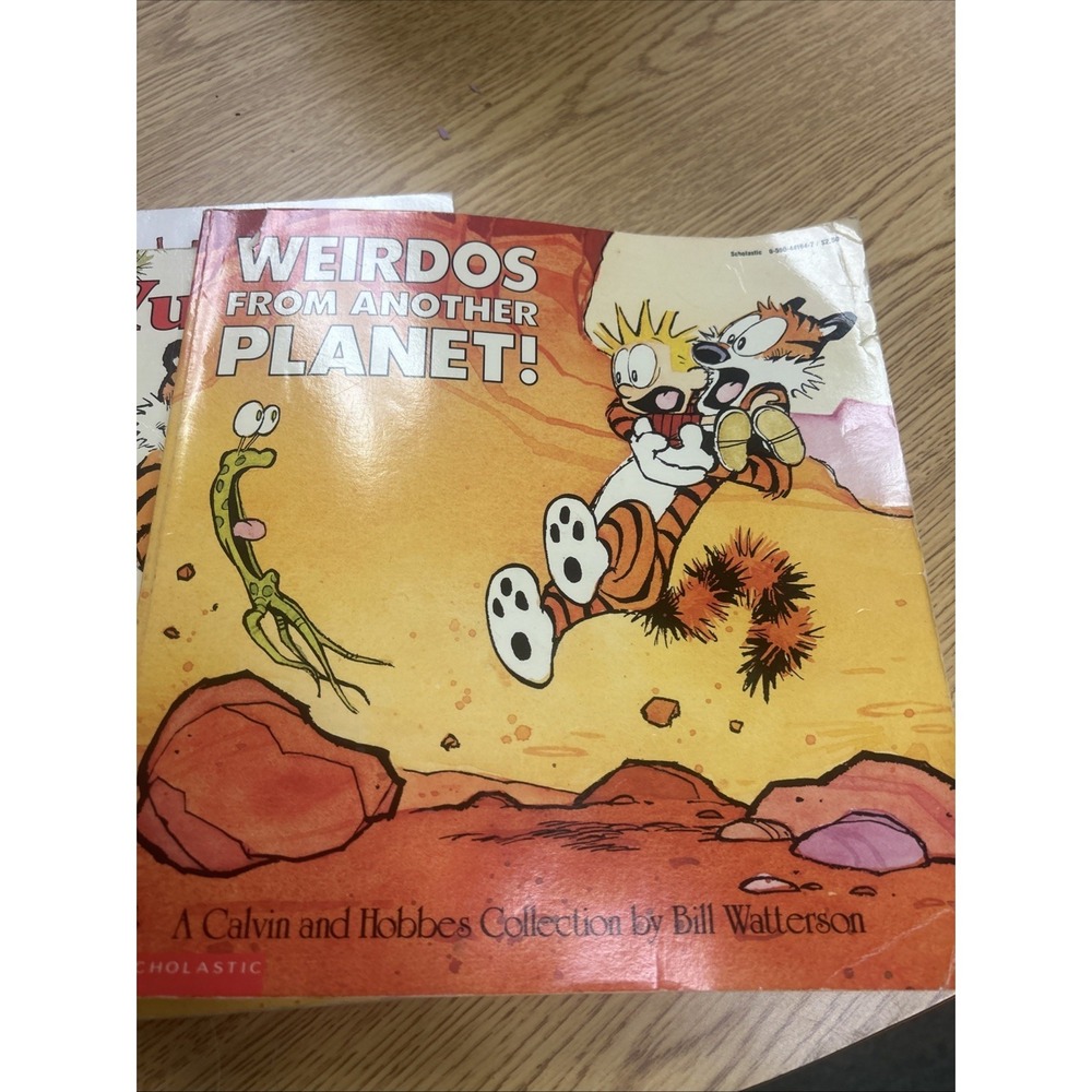 Calvin and Hobbes Lot of 3 Books Vintage Yukon Ho! Calvin &Hobbes Weirdo - Picture 2 of 12